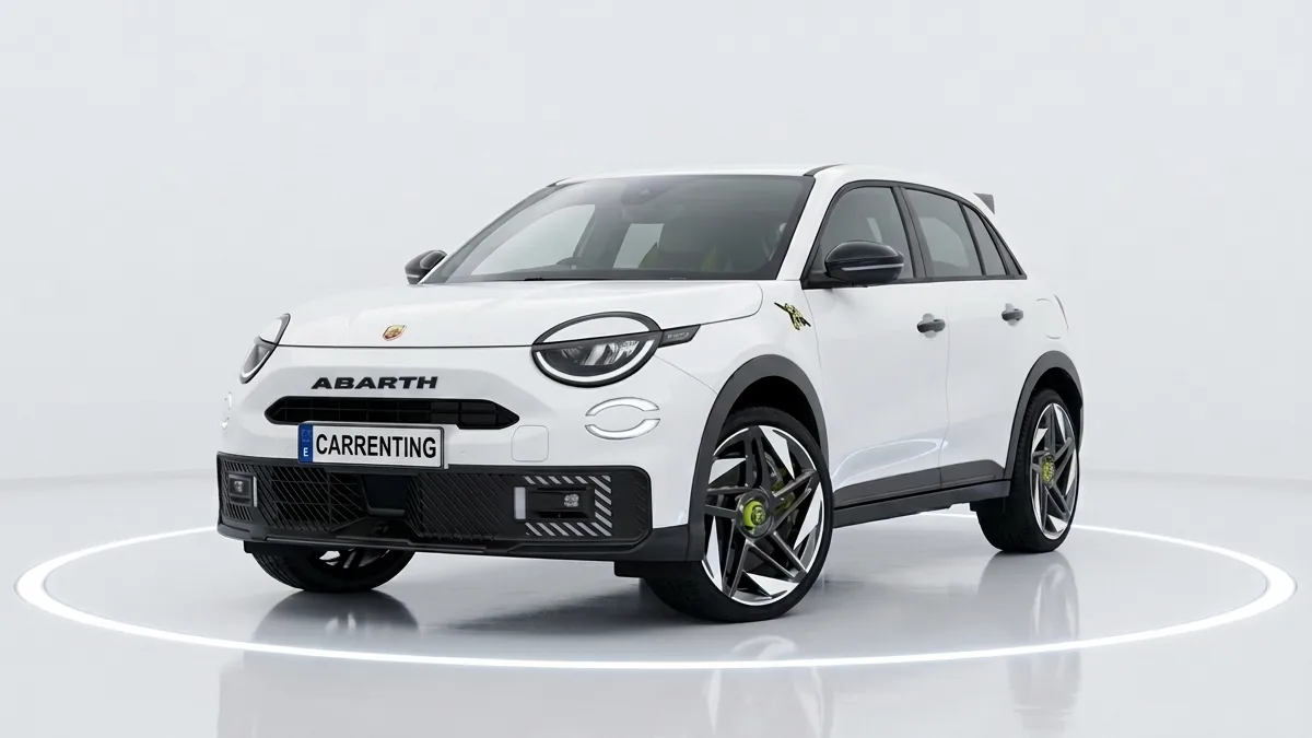 Abarth 600e Turismo en renting en Barcelona — Lateral