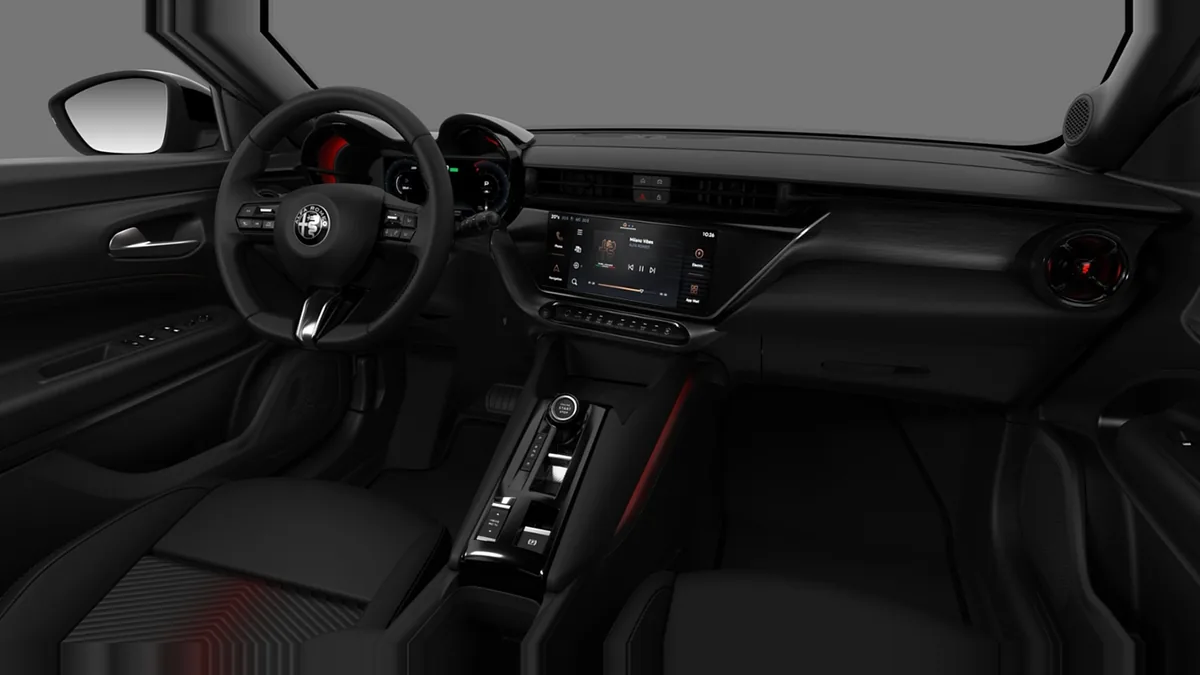 Alfa Romeo Junior Ibrida en renting en Barcelona — Interior