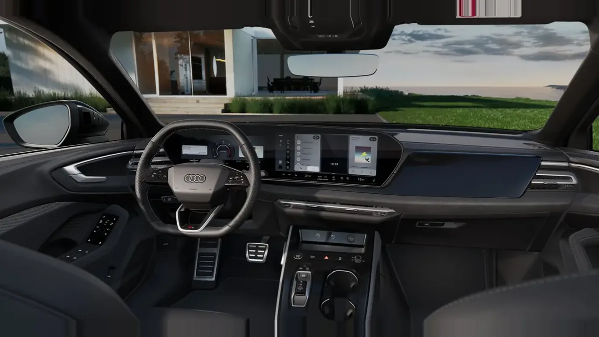 Audi A5 TDI 150kW (204CV) Black Line en renting en Barcelona — Interior