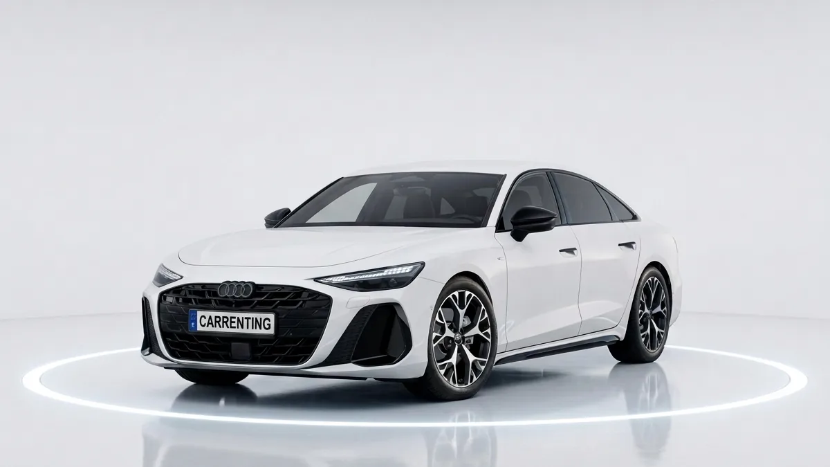 Audi A6 TDI 150kW (204CV) S Tronic Black Line en renting en Barcelona — Lateral