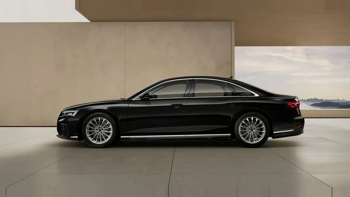 Audi A8 50 TDI 210kW (286CV) Quattro Tiptronic en renting en Barcelona — Trasera