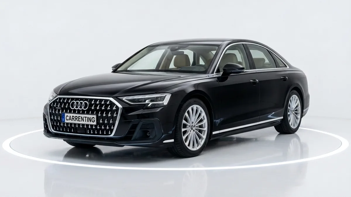 Audi A8 50 TDI 210kW (286CV) Quattro Tiptronic en renting en Barcelona — Lateral