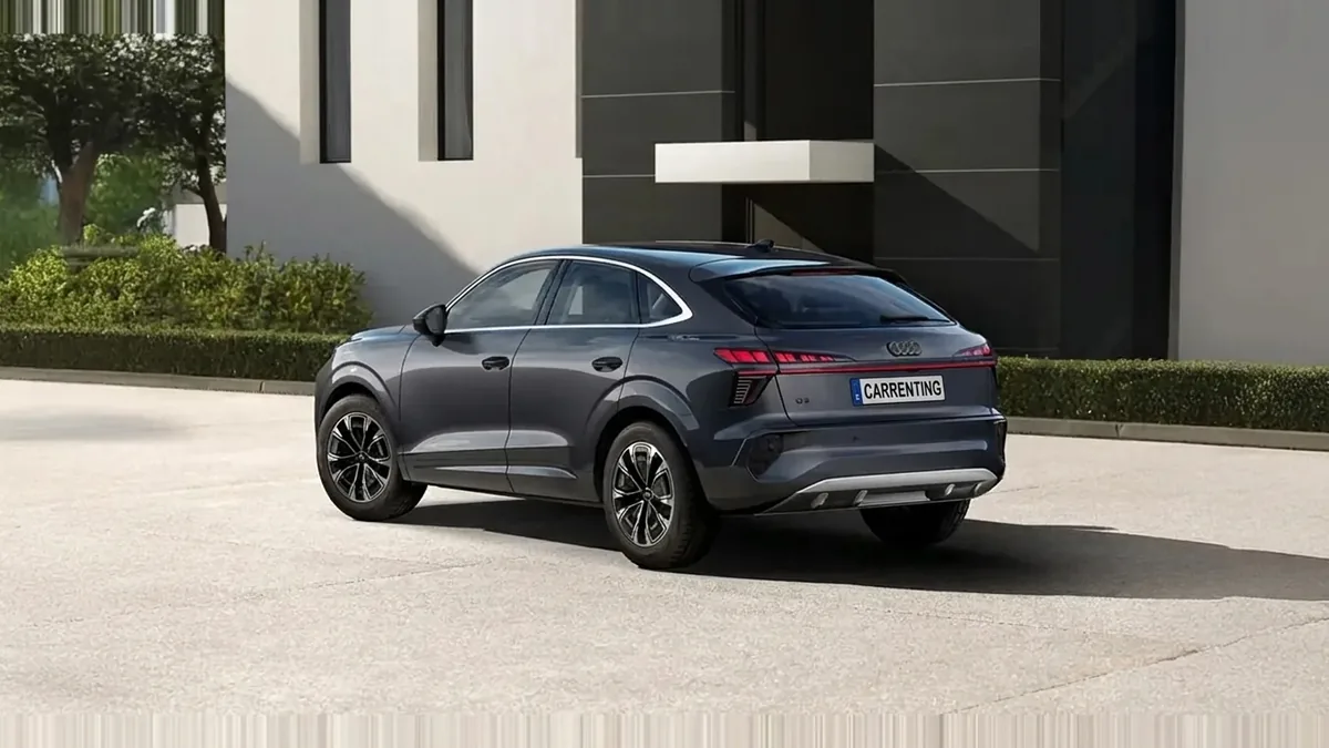 Audi Q3 Sportback Advanced TDI 110kW S Tronic en renting en Barcelona — vista 6