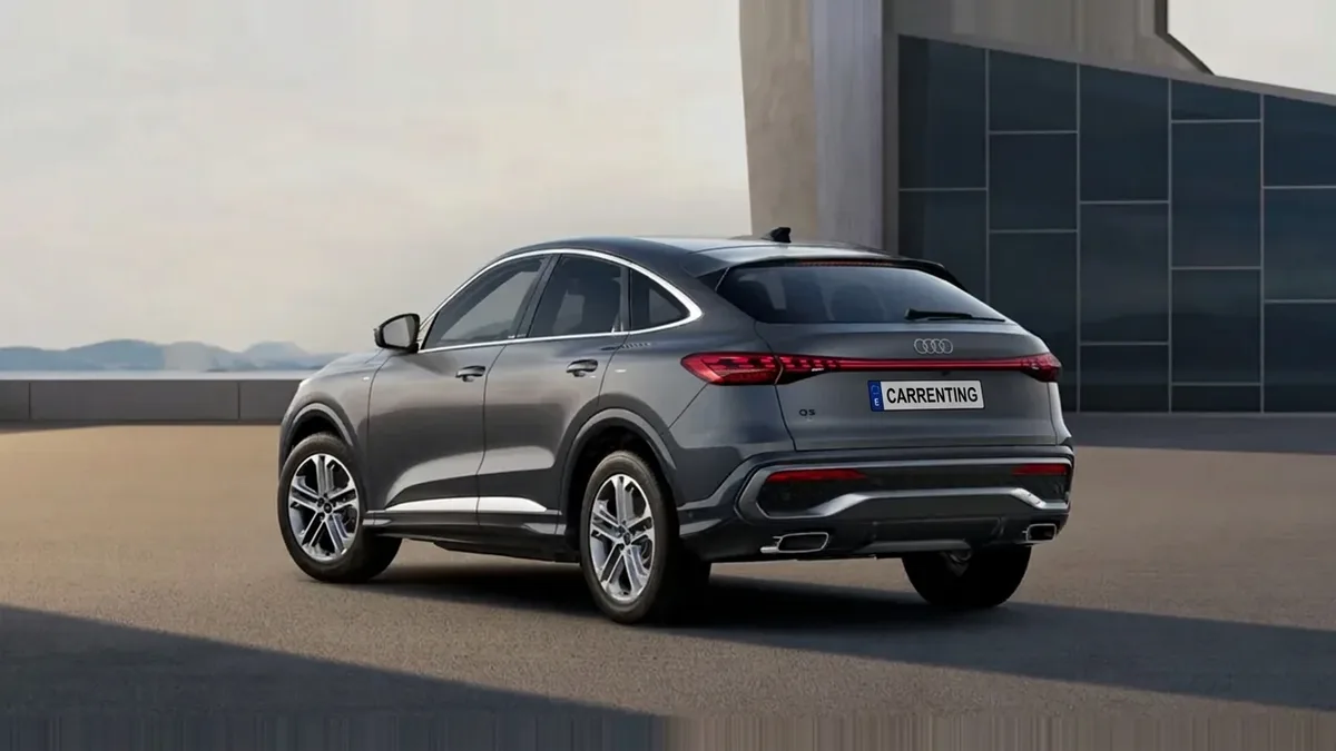 Audi Q5 Sportback S line TDI quattro 150kW (204CV) S tronic en renting en Barcelona — Delantera
