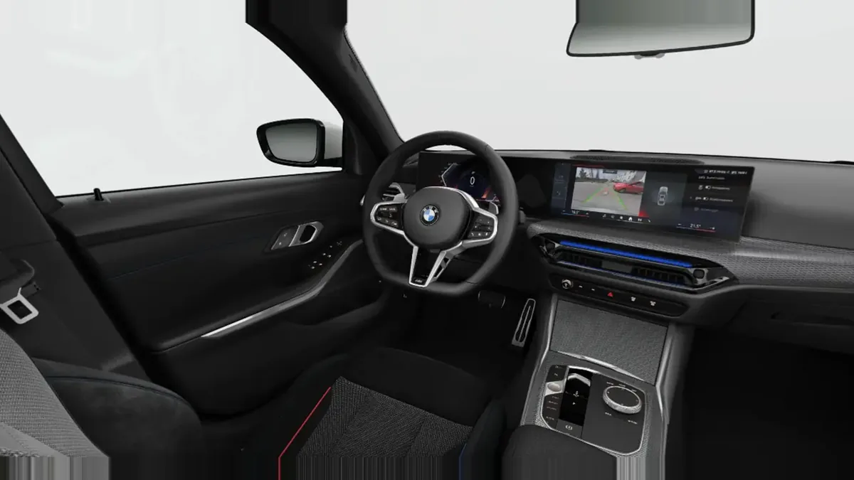 BMW Serie 3 320d Berlina en renting en Barcelona — Interior