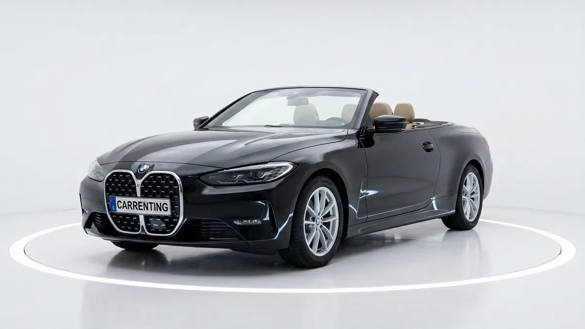 BMW Serie 4 420i Cabrio en renting en Barcelona — Lateral
