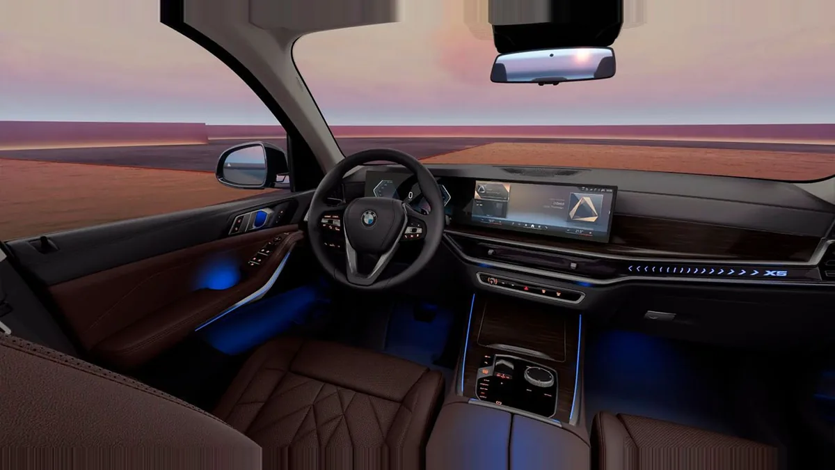 BMW X5 xDrive30d xLine en renting en Barcelona — Interior