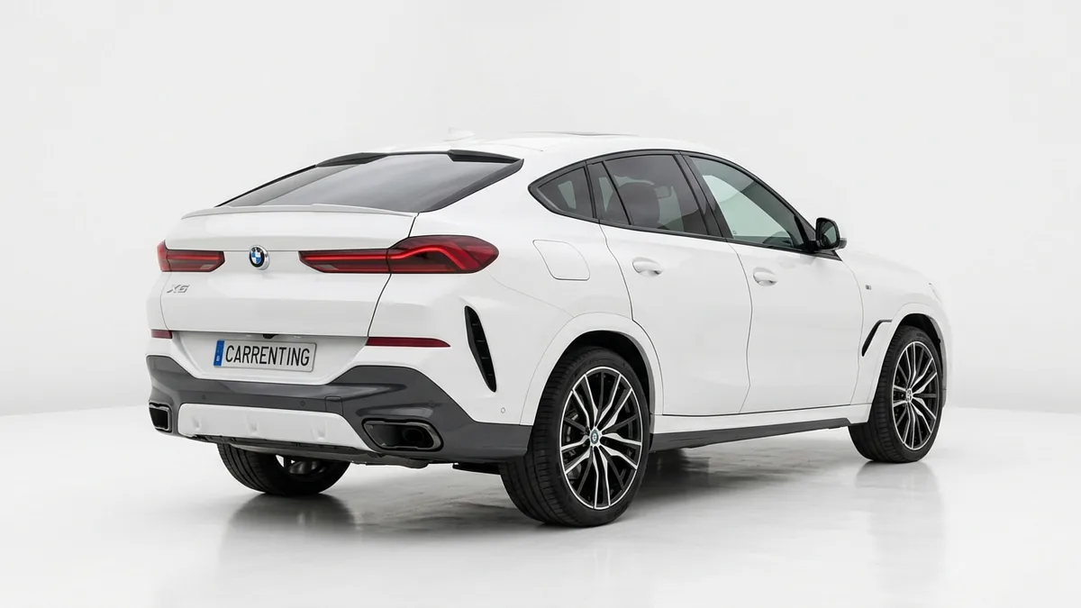 BMW X6 xDrive 40d M Sport en renting en Barcelona — Interior