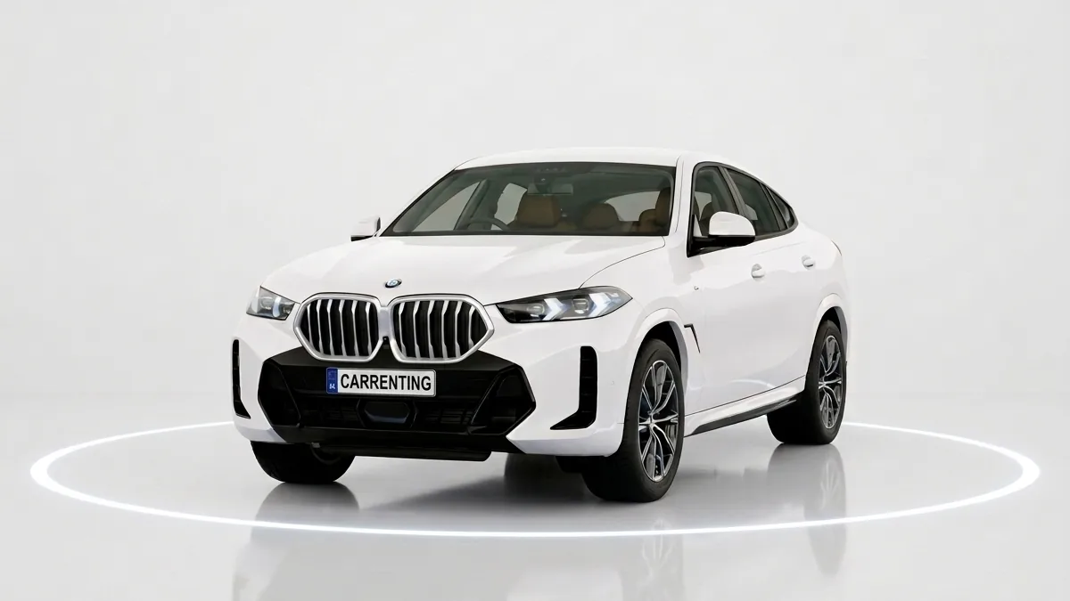 BMW X6 xDrive 40d M Sport en renting en Barcelona — Lateral