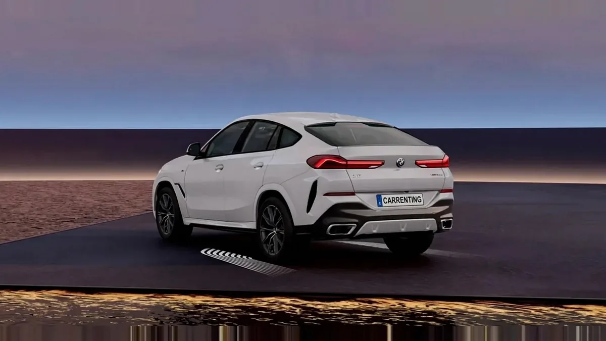 BMW X6 xDrive30d M Sport en renting en Barcelona — Trasera