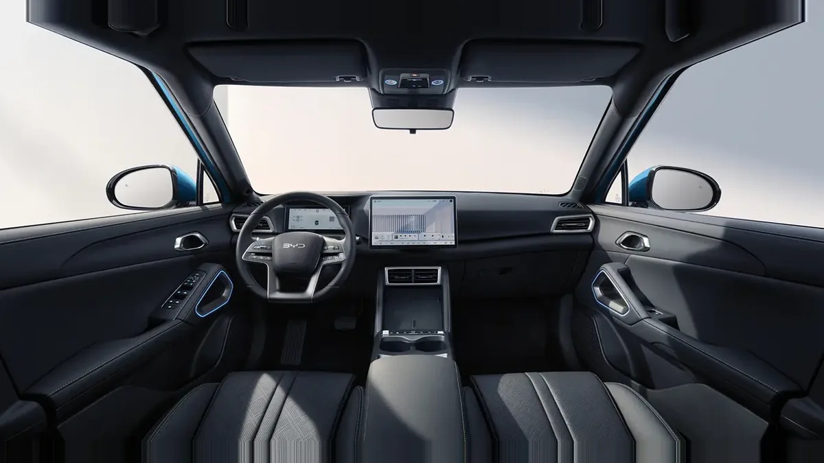 BYD ATTO 2 DM-i Active ATH en renting en Barcelona — Interior