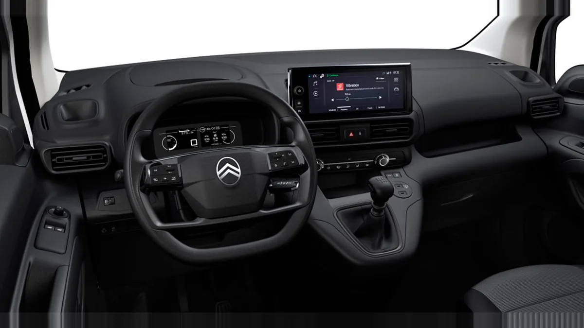 Citroën Berlingo Talla XL BlueHDi 100 YOU L2 N1 Adaptado en renting en Barcelona — Interior