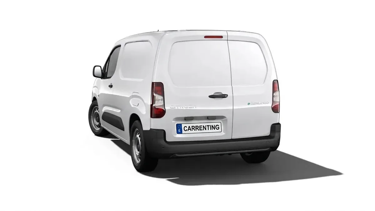Citroën ë-Berlingo Van Talla M en renting en Barcelona — Delantera