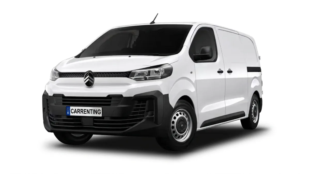 Citroën Jumpy Furgón Talla M BlueHDi 120 S&S en renting en Barcelona — Trasera