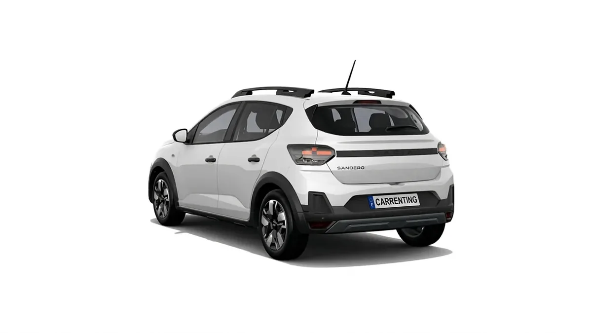 Dacia Sandero Stepway 1.2 Essential ECO-G 120CV en renting en Barcelona — Delantera