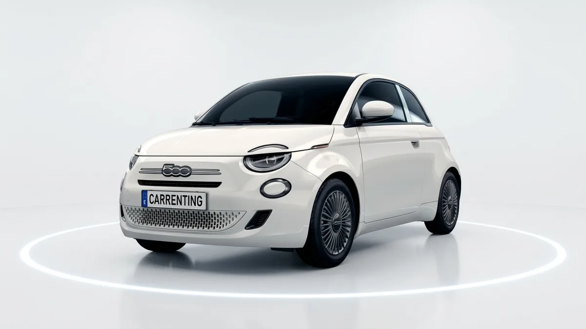 Fiat 500 TORINO 1.0 HYBRID 48KW 65CV (MANUAL) en renting en Barcelona — Lateral