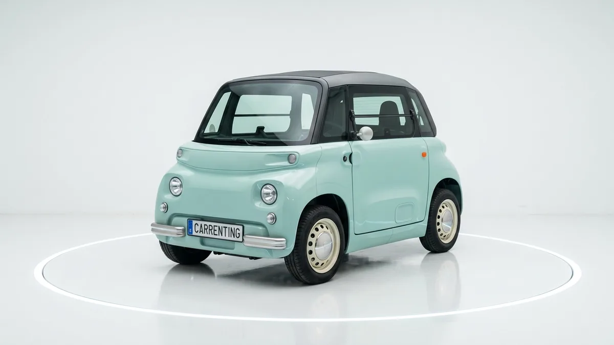Fiat TOPOLINO DOLCEVITA en renting en Barcelona — Lateral