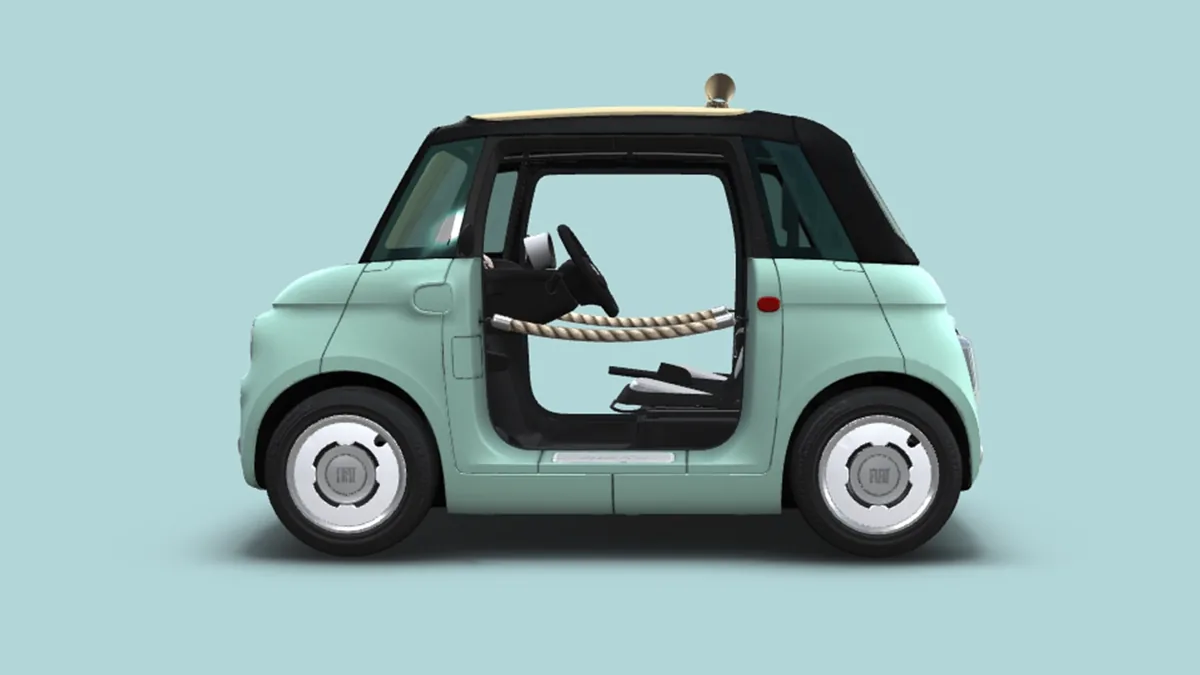 Fiat TOPOLINO DOLCEVITA en renting en Barcelona — Trasera