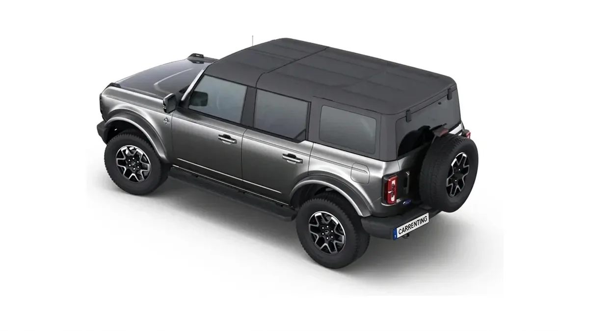 Ford Bronco Outer Banks 2.7 Ecoboost 335CV Automático 4x4 en renting en Barcelona — Delantera