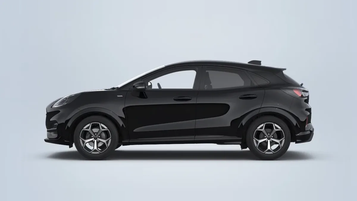 Ford Puma 1.0 EcoBoost MHEV ST-Line 125 en renting en Barcelona — Delantera
