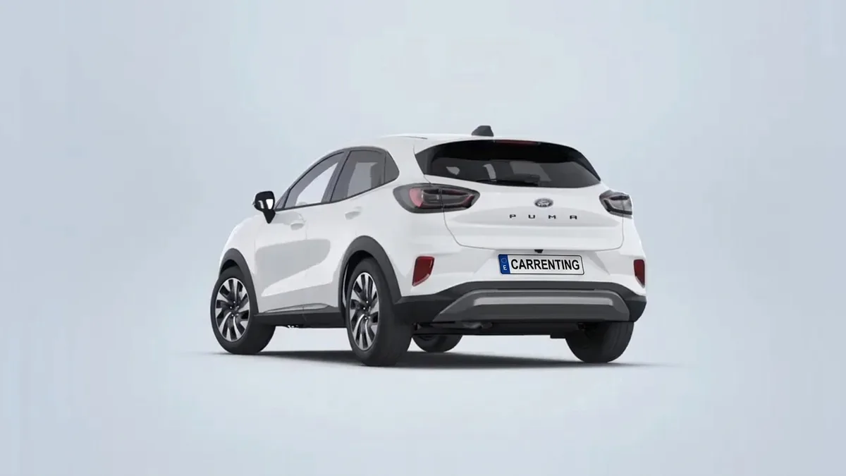 Ford Puma 1.0 EcoBoost MHEV Titanium 125CV en renting en Barcelona — Delantera