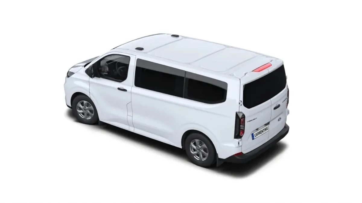 Ford Transit Custom Kombi 2.0 EcoBlue 150Cv 320 L1 Trend M1 II en renting en Barcelona — Trasera