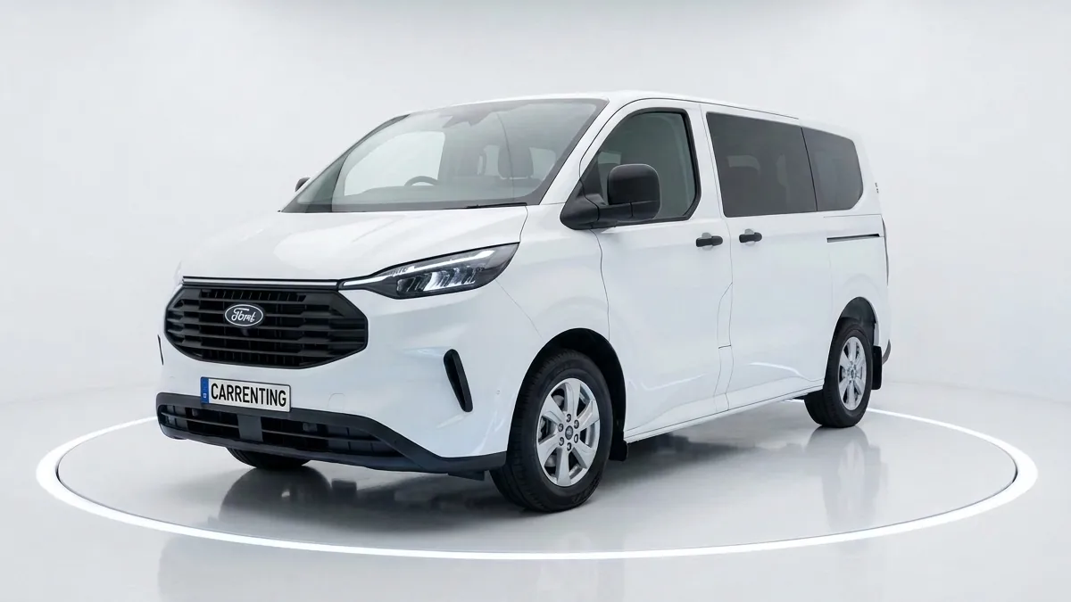 Ford Transit Custom Kombi 2.0 EcoBlue 150Cv 320 L1 Trend M1 II en renting en Barcelona — Lateral