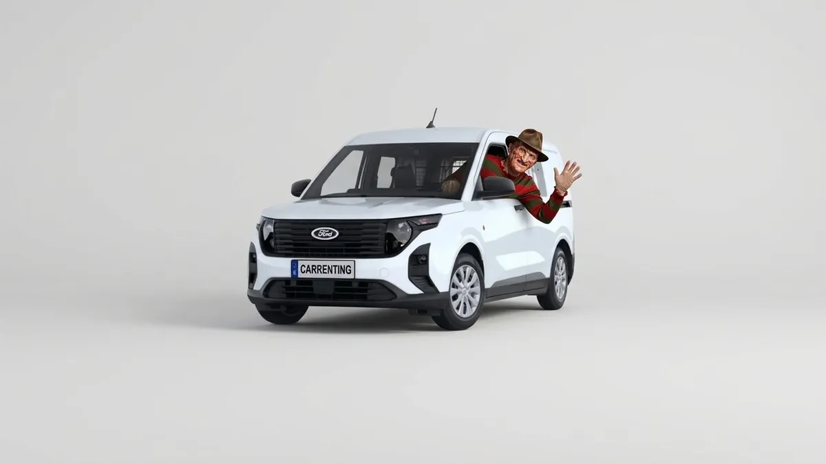 Ford Transit Courier Kombi 1.5 Ecoblue Trend II en renting en Barcelona — Lateral