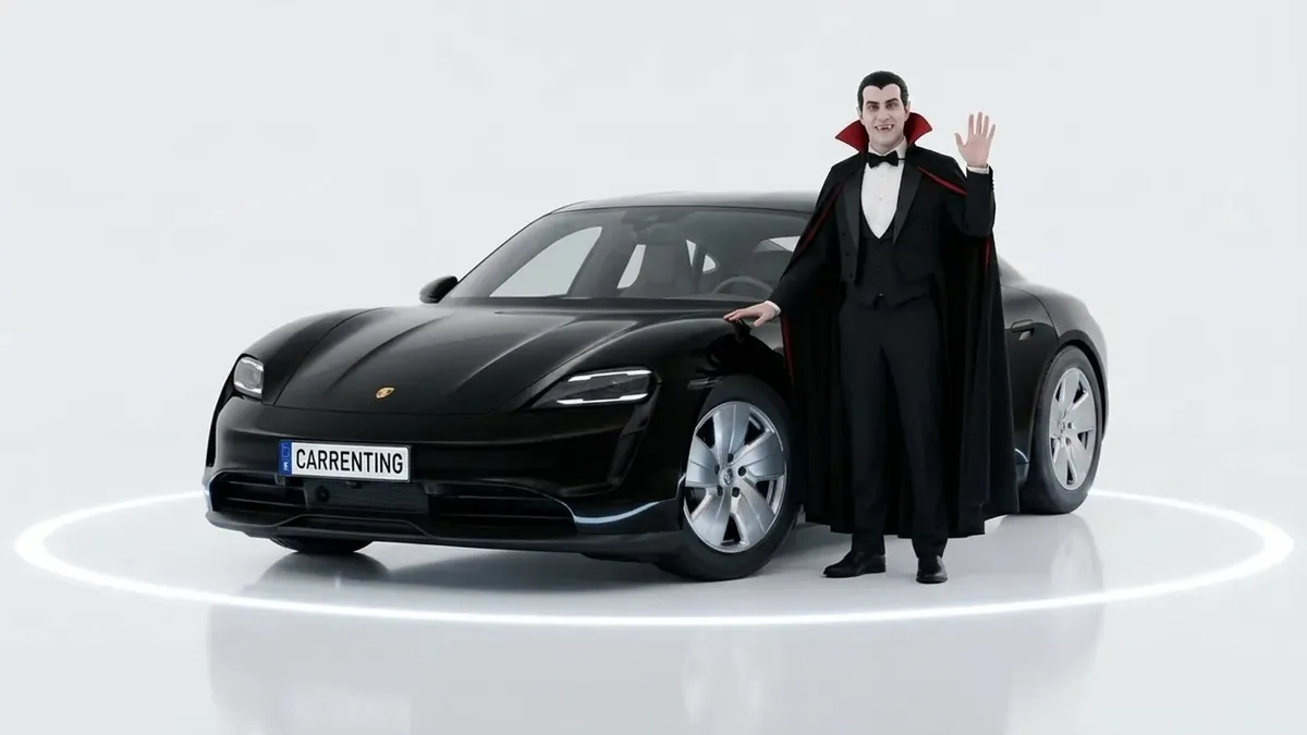 Renting Porsche Taycan