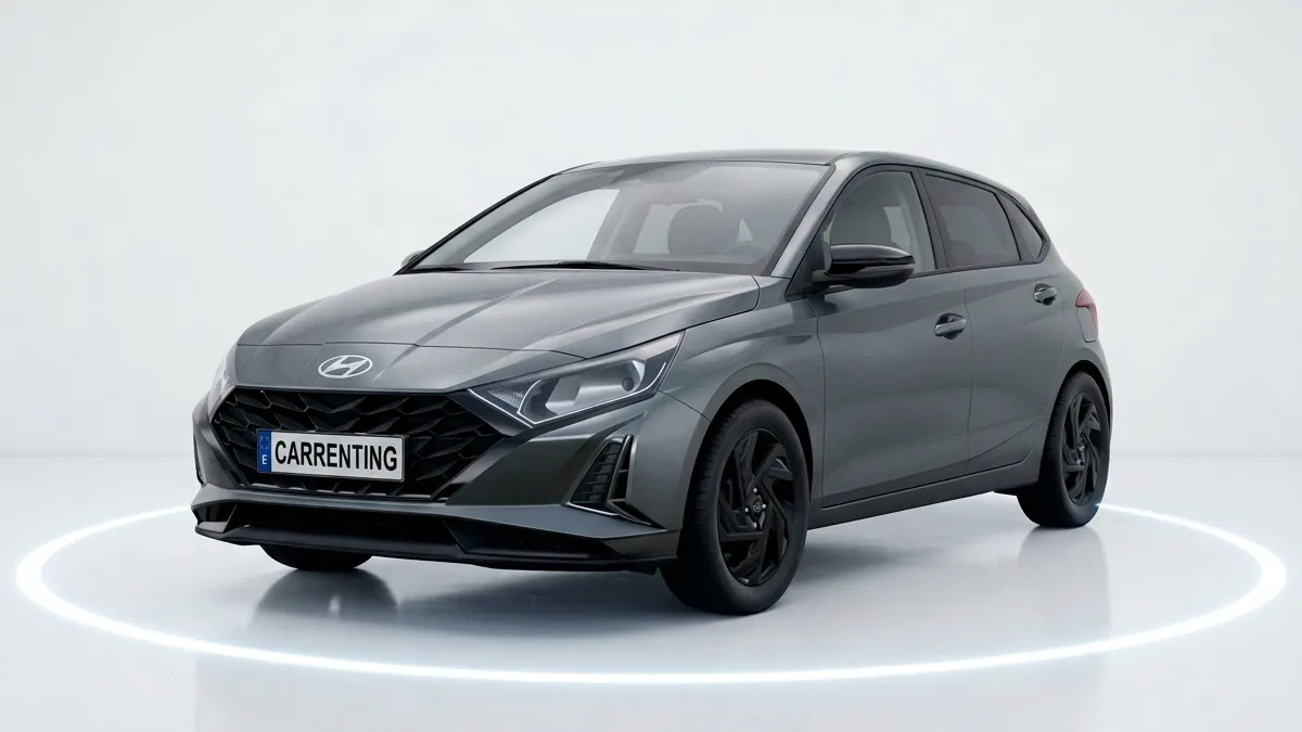 Hyundai i20 1.0T Black Line 90cv MY26 en renting en Barcelona — Lateral