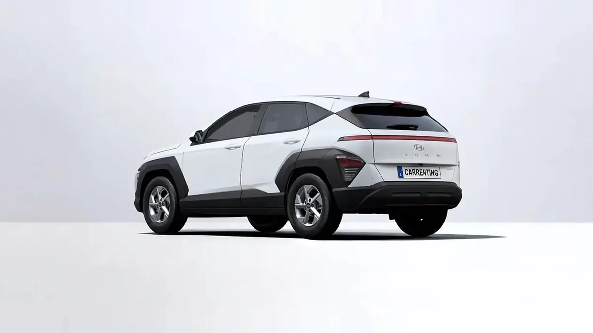 Hyundai Kona 1.0T 100CV Maxx CW en renting en Barcelona — Delantera
