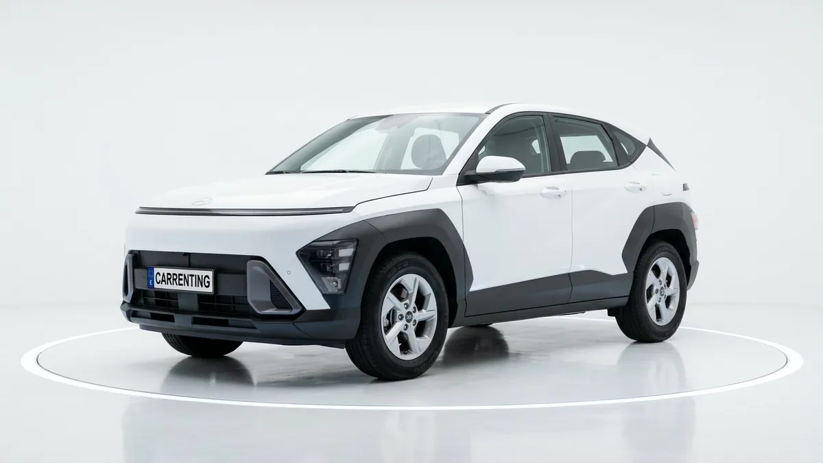Hyundai Kona 1.0T 100CV Maxx CW en renting en Barcelona — Lateral
