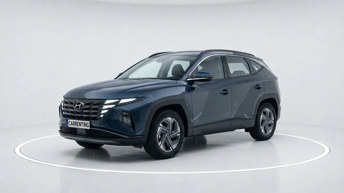 Hyundai Tucson FL 1.6T 239CV HEV AT Klass en renting en Barcelona — Lateral