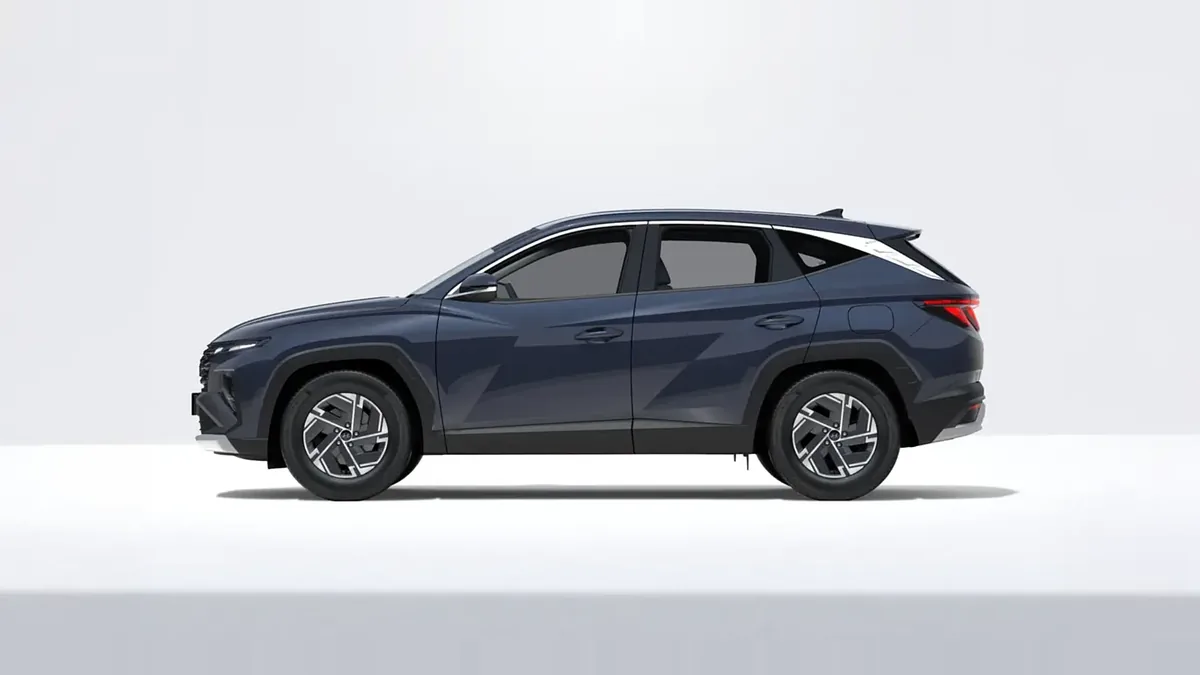 Hyundai Tucson FL 1.6T 239CV HEV AT Klass en renting en Barcelona — Trasera