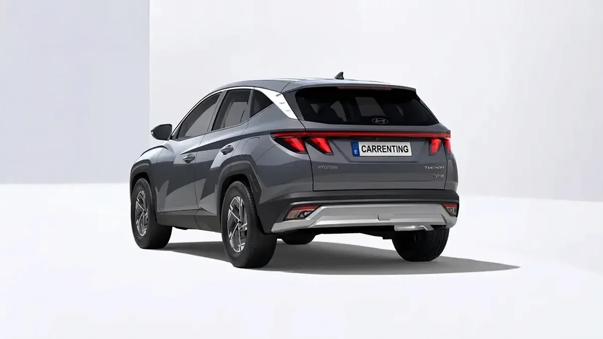 Hyundai Tucson Híbrido 1.6T HEV Klass AT 239CV en renting en Barcelona — Delantera