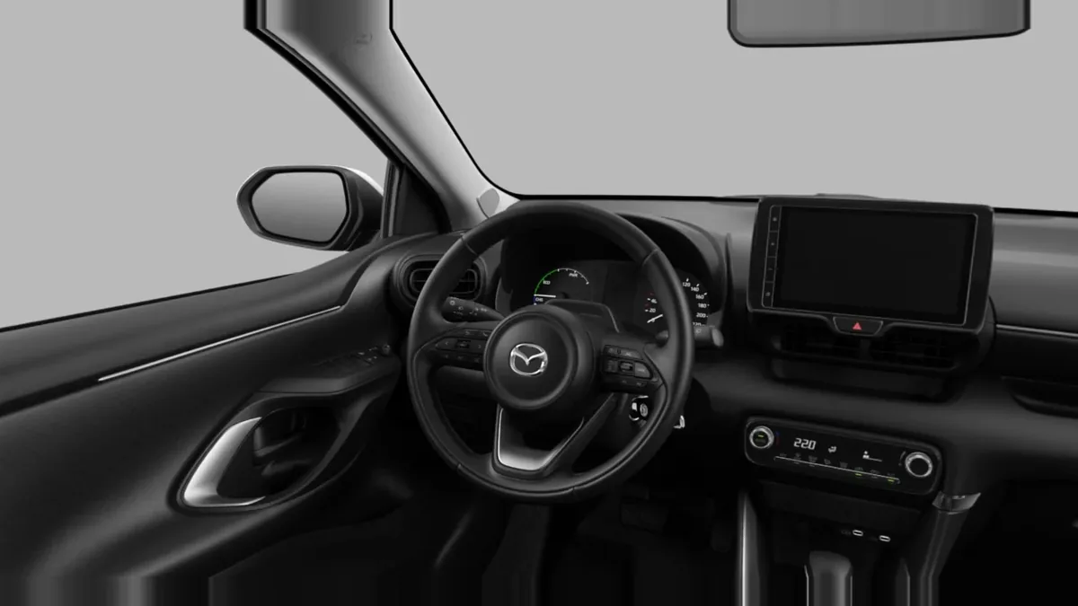 Mazda 2 Hybrid 1.5 85kW 116CV CVT Centre-Line GRY en renting en Barcelona — Interior