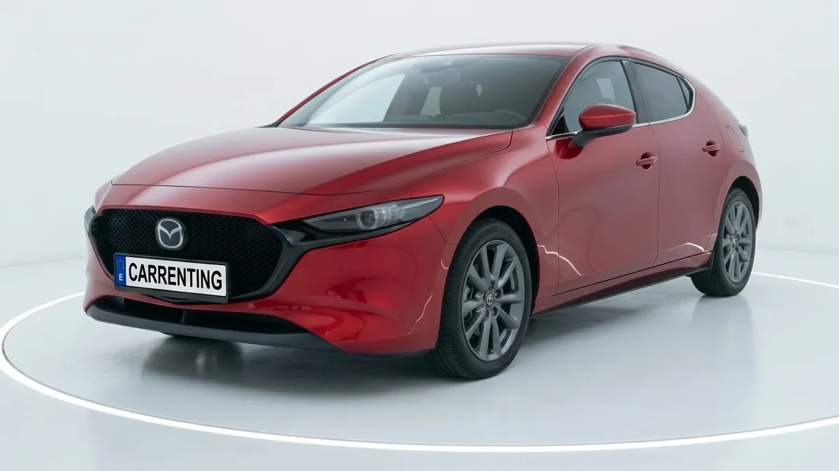 Mazda 3 2.5L e-Skyactiv G MHEV 140CV 6AT Centre-Line en renting en Barcelona — Lateral