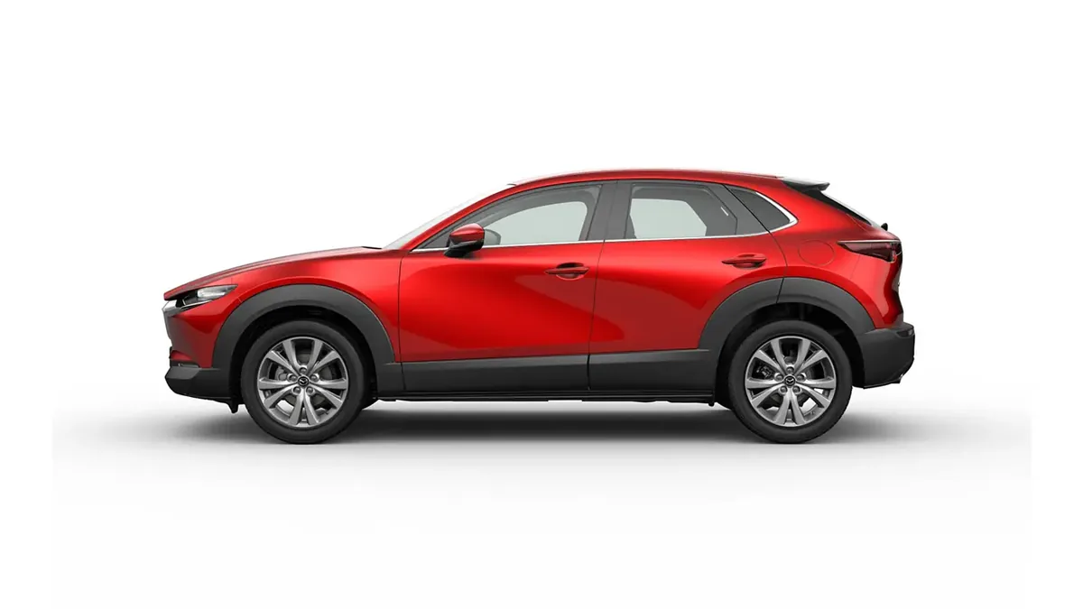 Mazda CX-30 2.5L e-SYACTIV-G MHEV 103kW AT Centre-line RD en renting en Barcelona — Trasera