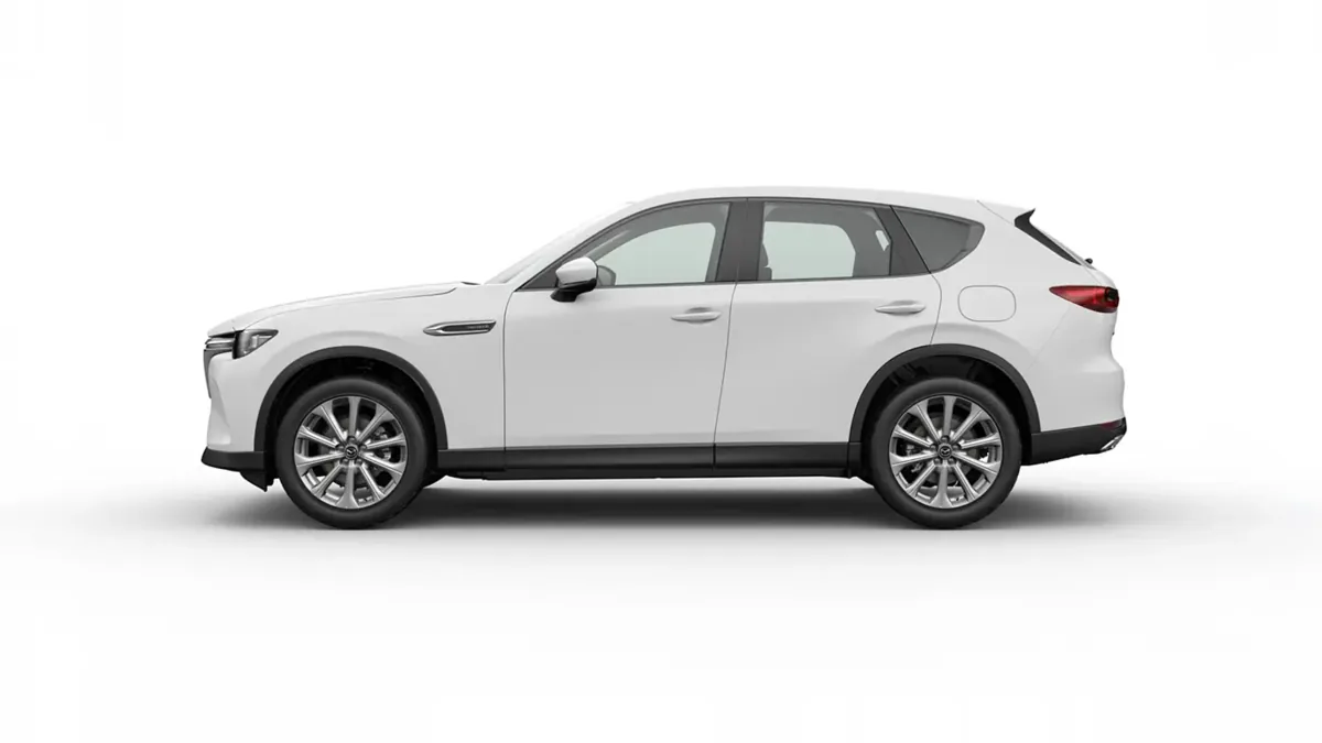 Mazda CX-60 e-Skyactiv MHEV RWD Exclusive-Line II en renting en Barcelona — Delantera