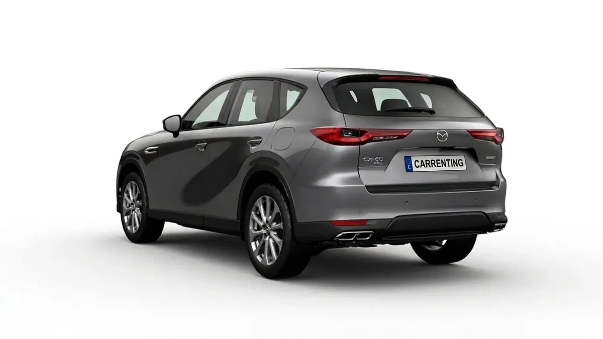 Mazda CX-60 e-Skyactiv PHEV AWD Exclusive-Line en renting en Barcelona — Delantera