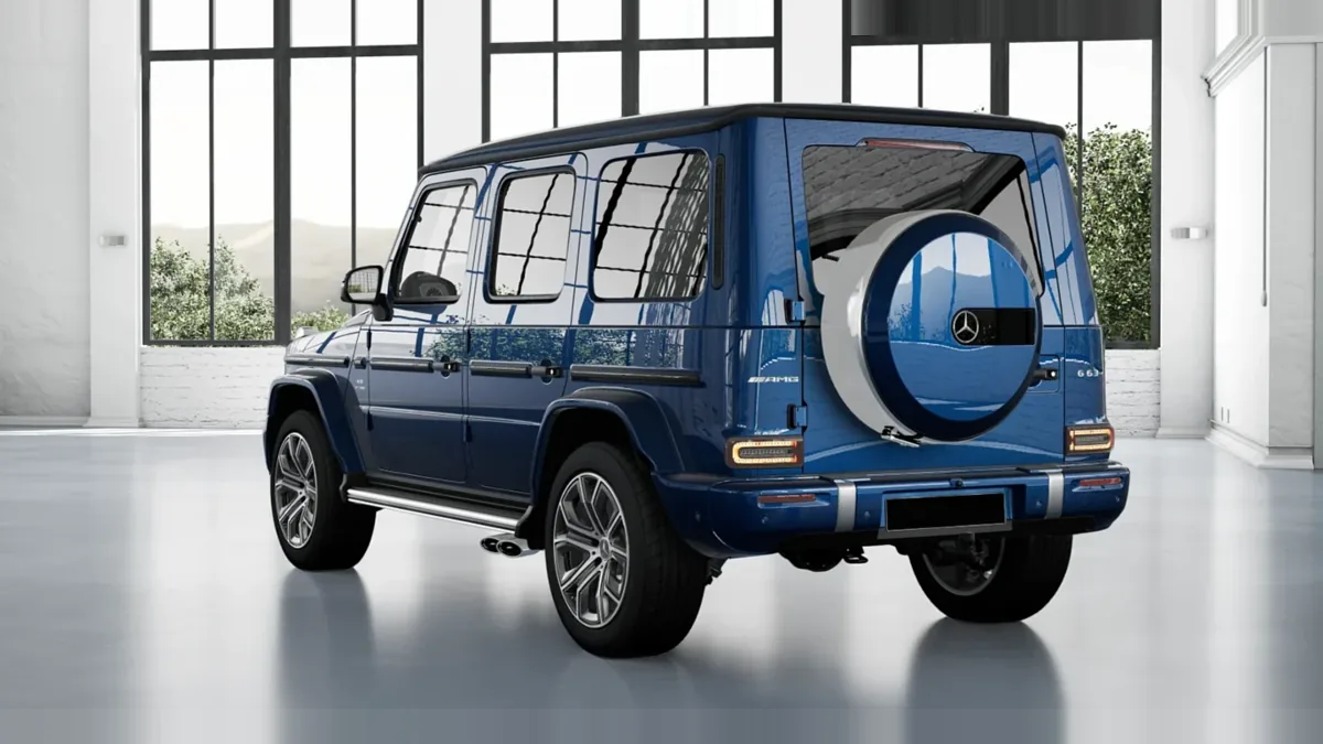 Mercedes-AMG G 63 en renting en Barcelona — Delantera