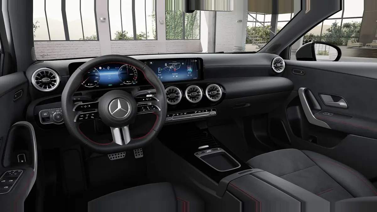 Mercedes-Benz CLASE A 250 e con tecnología híbrida EQ en renting en Barcelona — Delantera