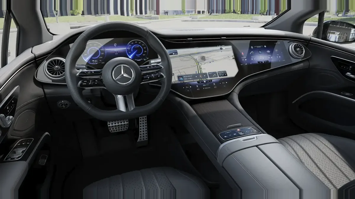 Mercedes-Benz EQS 350 Edition en renting en Barcelona — Interior