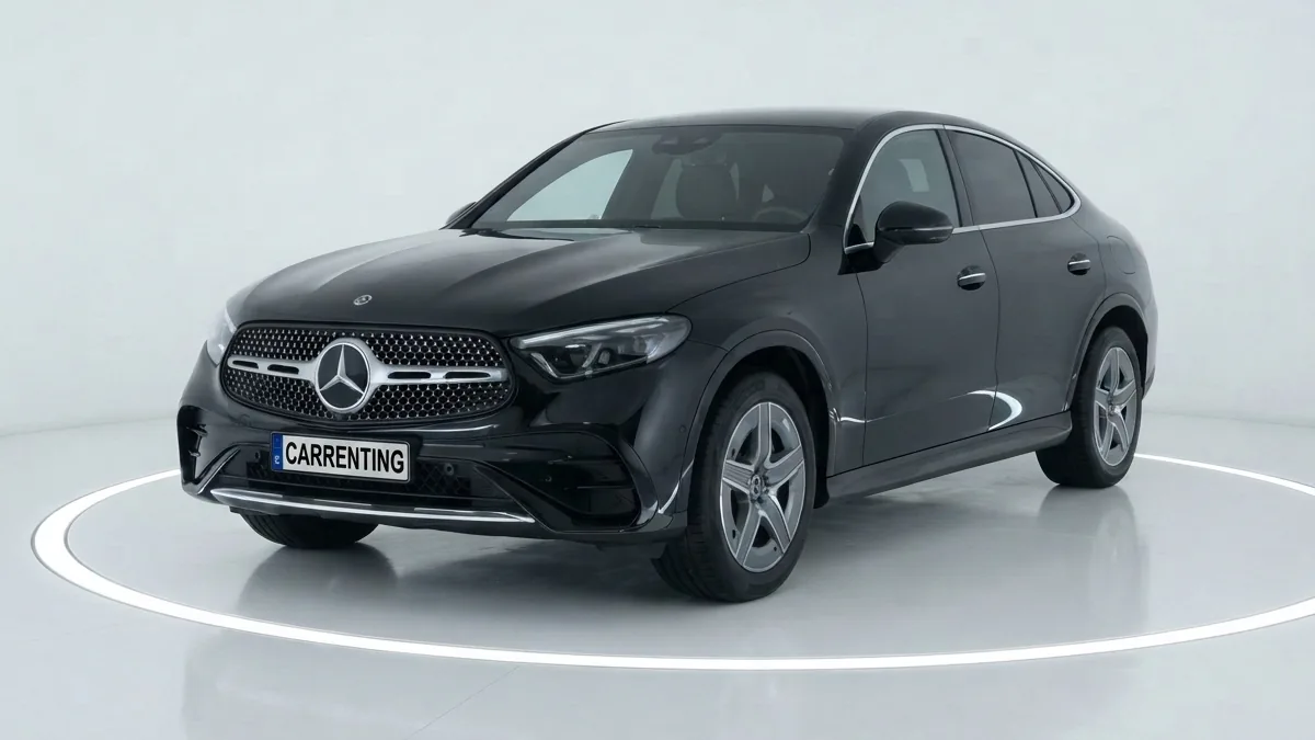 Mercedes-Benz GLC Coupé 300 de 4MATIC QS en renting en Barcelona — Lateral