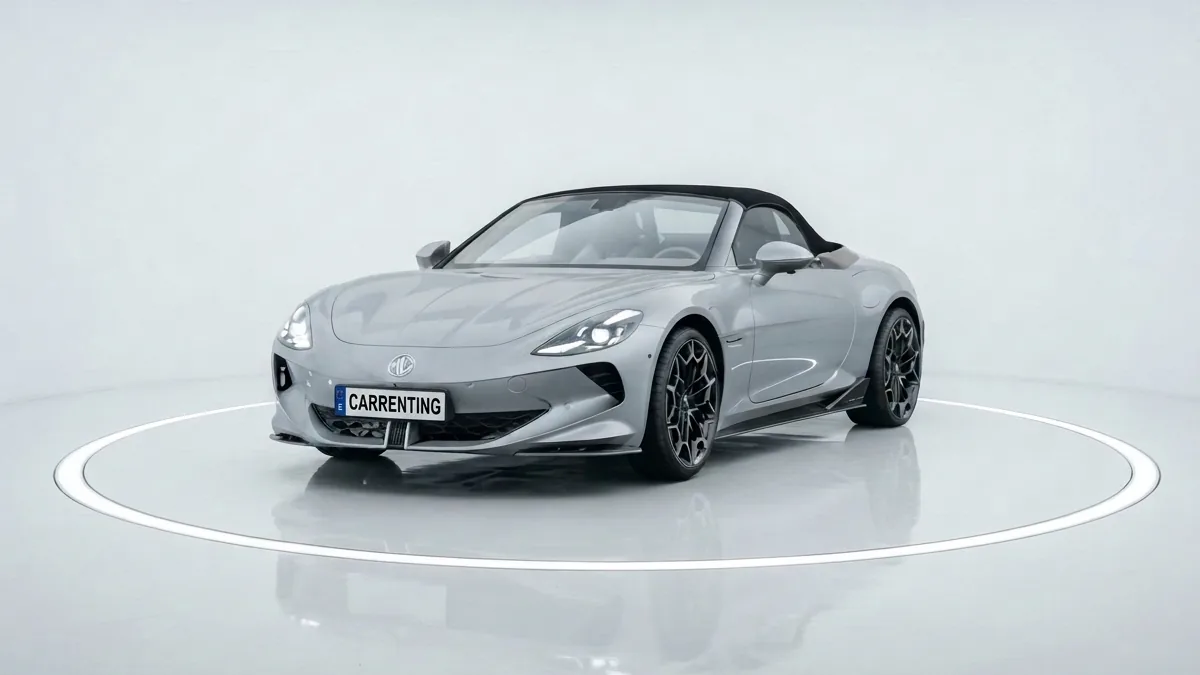 MG Cyberster Trophy Single Motor en renting en Barcelona — Lateral