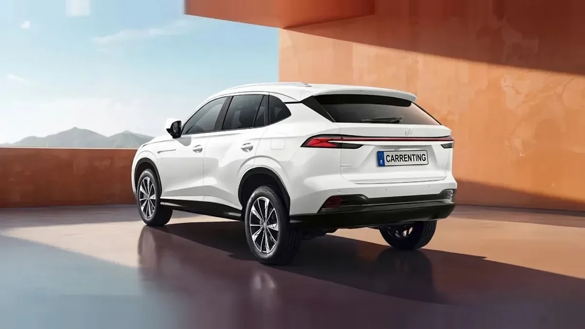 MG HS 1.5 Hybrid Comfort WHT en renting en Barcelona — Delantera