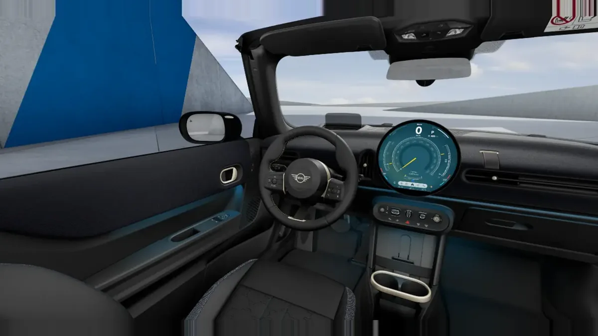MINI Cooper C Cabrio Classic en renting en Barcelona — Interior