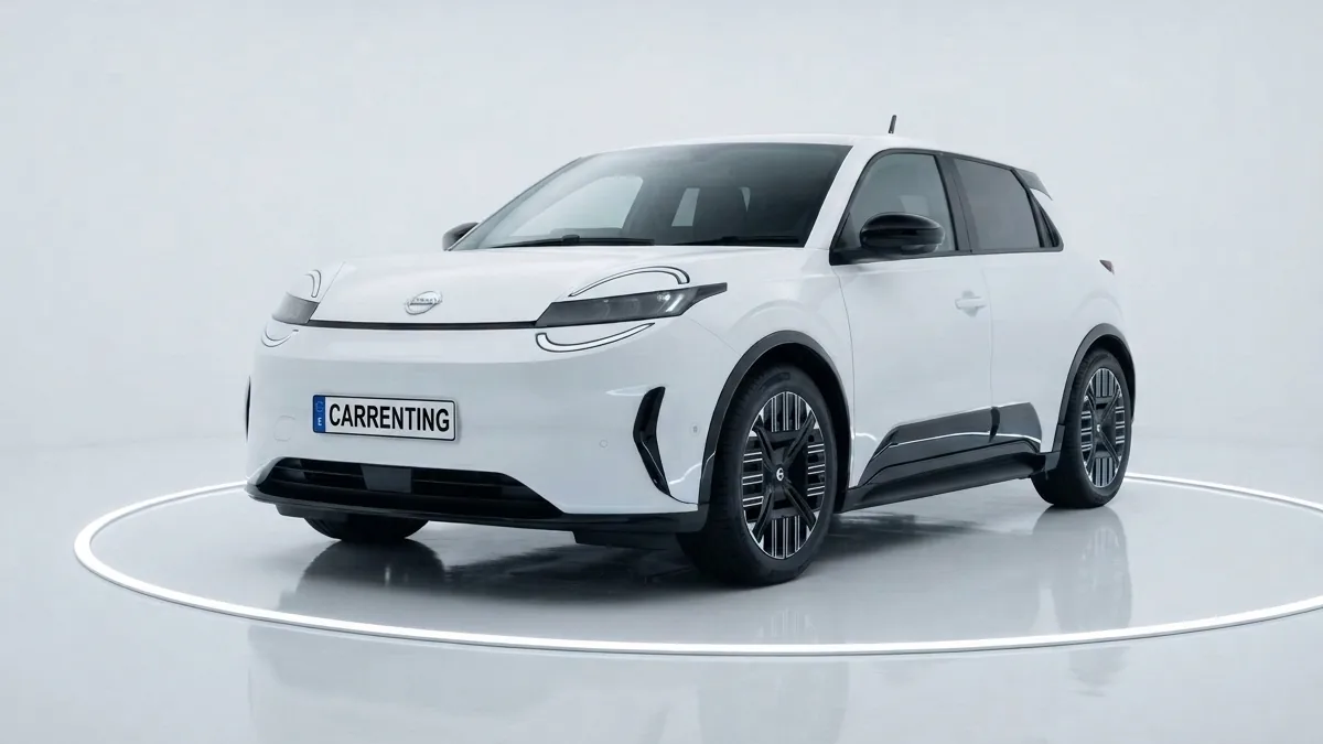 Nissan Micra 40kWh Acenta AT en renting en Barcelona — Lateral