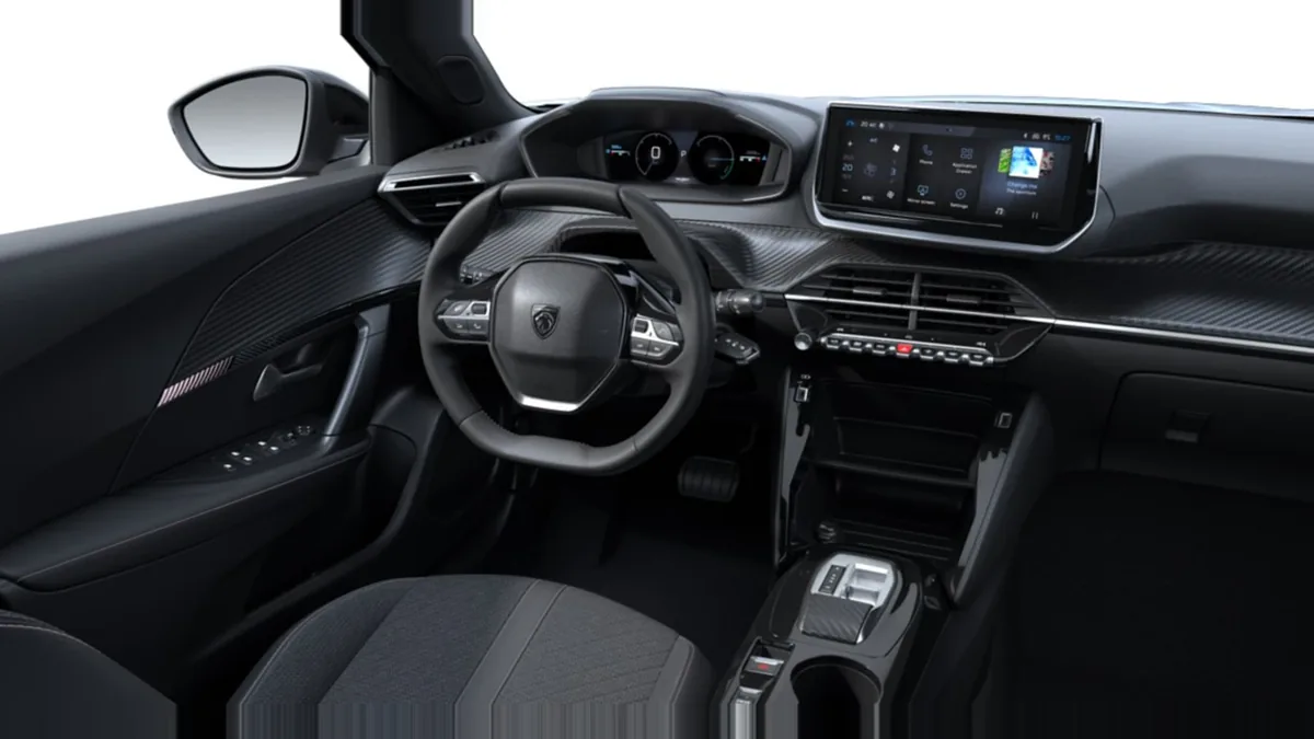 Peugeot 2008  ALLURE HYBRID 110 EDCS6 (AUTOMÁTICO) en renting en Barcelona — Interior