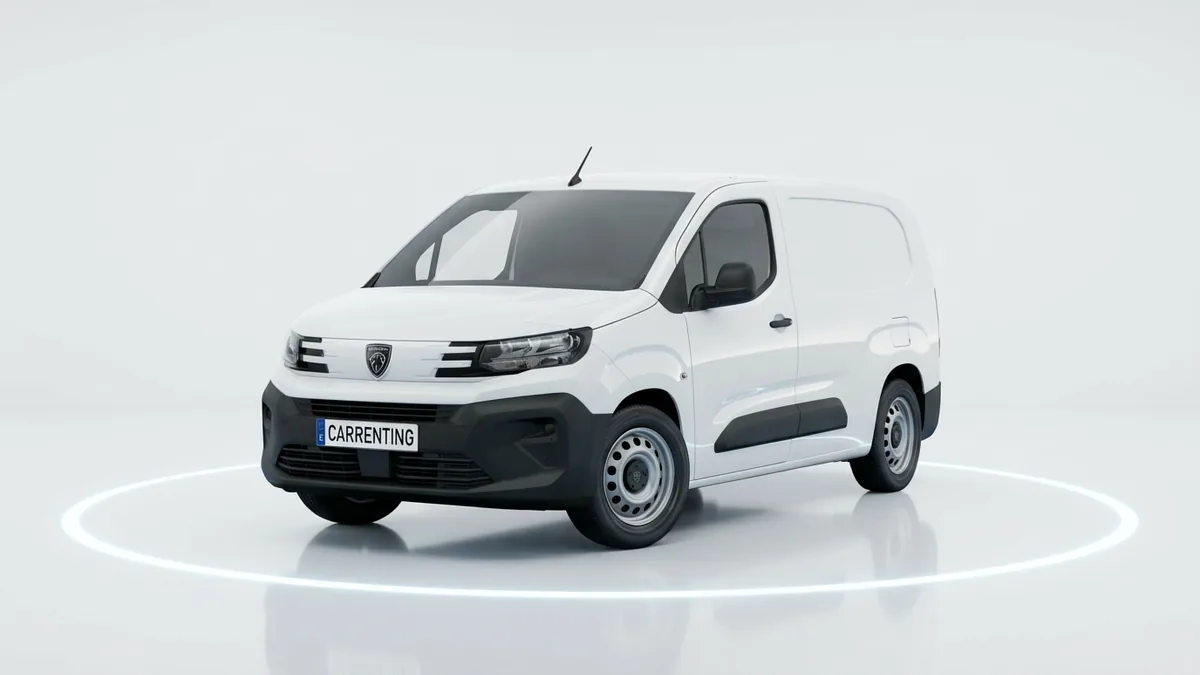 Peugeot Partner Furgón Diesel 1.5 BlueHDI S&S Standard 600kg 100 (MERCANCÍAS PROPIAS) en renting en Barcelona — Lateral